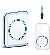 Caregiver Pager, FullHouse Wireless Call Button 1000+ Feet, SOS Alert Nurse Calling Elderly Fall ...
