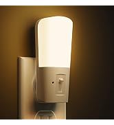 L LOHAS LED Dimmable Night Light[2 Pack], LED Night Lights Plug into Wall with Dusk to Dawn Senso...