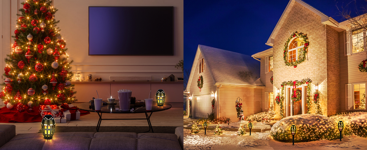 Outdoor Bluetooth Flame Speakers