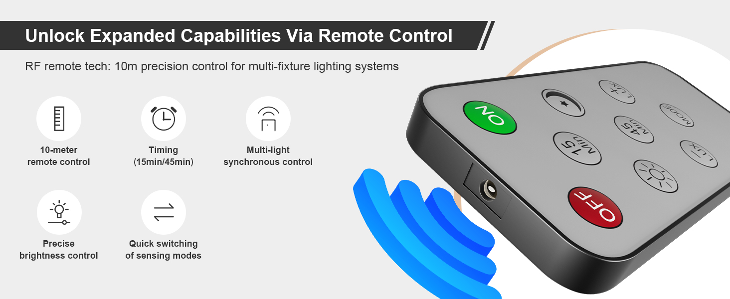 Under cabinet lighting remote control
