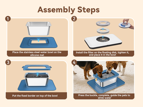 No Spill Dog Water Bowl