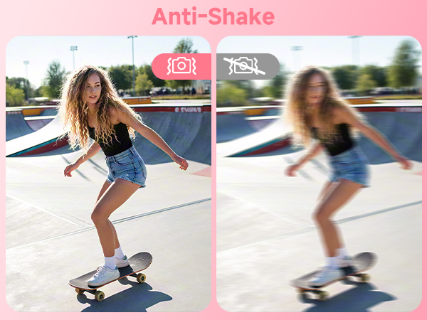 digital camera with anti-shake/digital camera