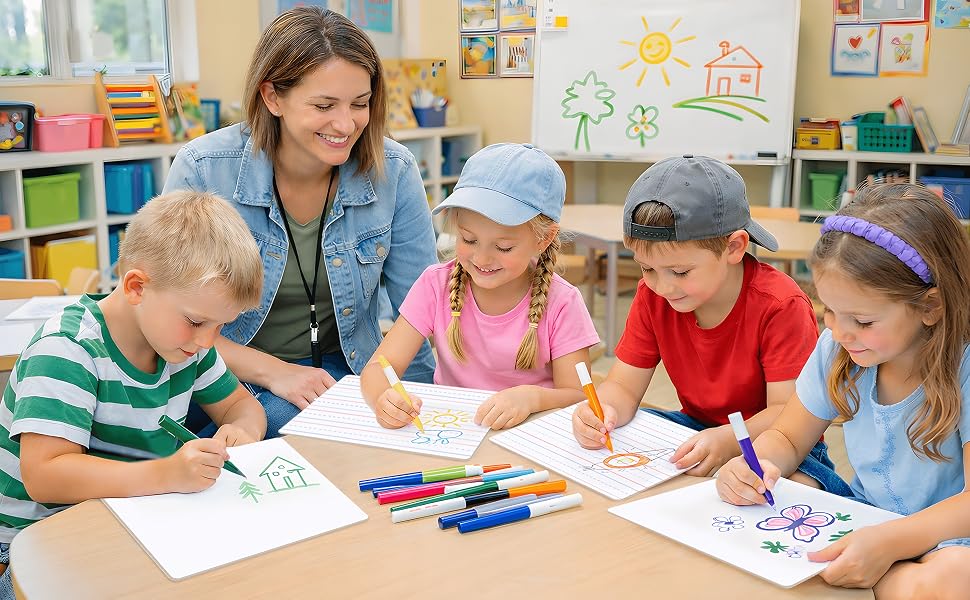 Double-Sided Dry Erase Boards for Class