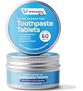 Whitebite Pro Color Correcting Toothpaste Tablets – Natural Whitening &amp; Fresh Breath with Nano Hy...