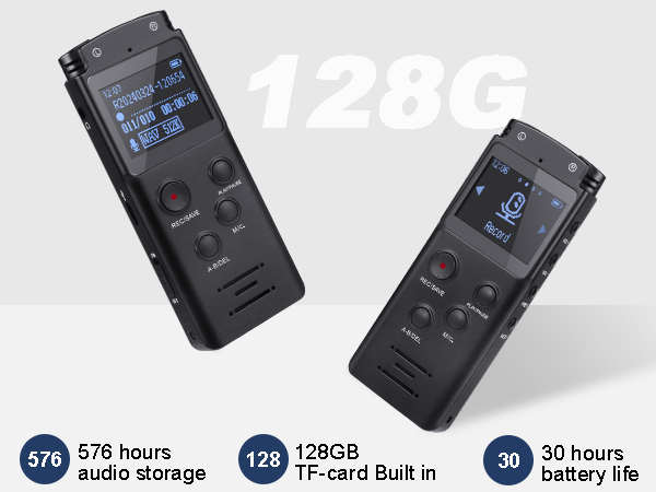 128GB Voice Recorder
