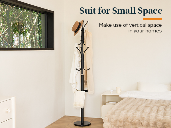 standing coat rack