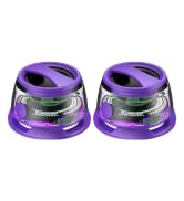 Hounyoln 2 Pcs G200 Magnetic Bluetooth Speaker,Multifunctional Portable Mini Speaker with RGB Col...