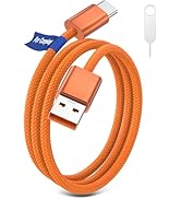 iMangoo USB A to USB C Cable for Carplay Car Play Cord, 3.3ft Short Braided with SIM-eject Tool f...