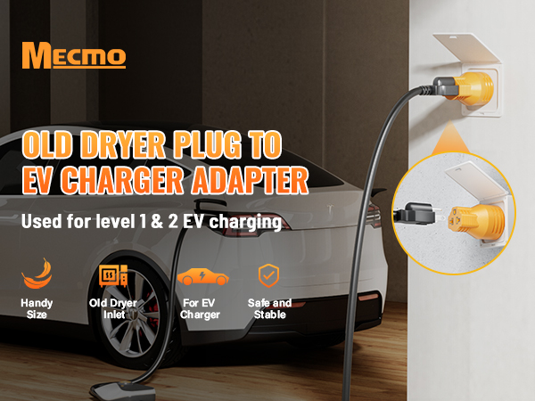dryer plug to ev charging adapter 30 amp to 50 amp