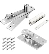 330 LBS Pivot Hinge Set with Magnetic Door Catch for Large &amp; Heavy Wood Doors – HBL’ Hidden Pivot...