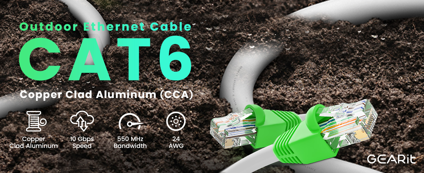 Outd: net. Cable CAT6 Copper ciad Aluminum (CCA)