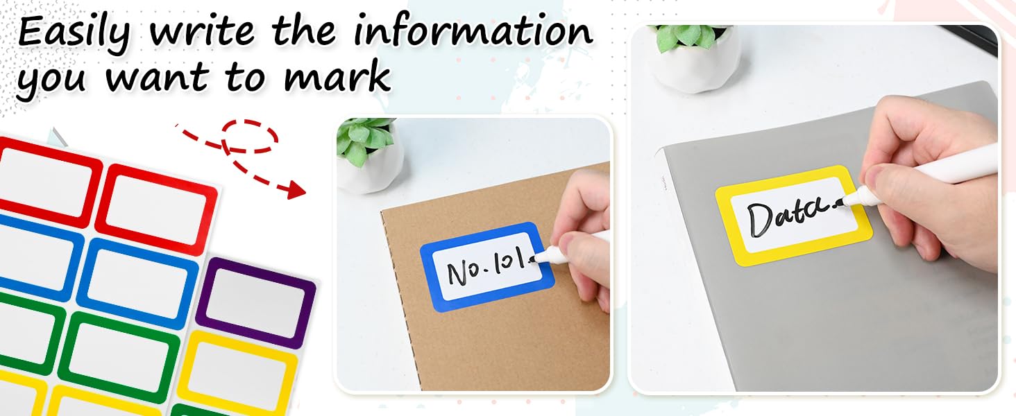 Name Labels for School Office Home