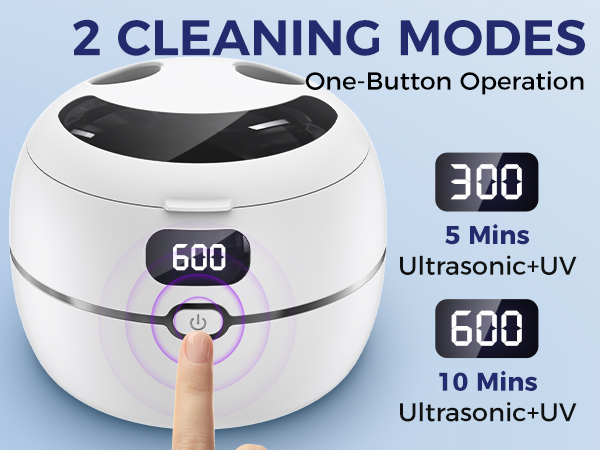 dental pod ultrasonic cleaner for retainers;