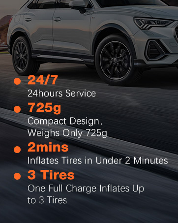 portable tire inflator