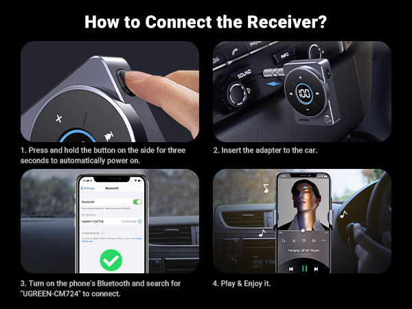 aux bluetooth adapter for car