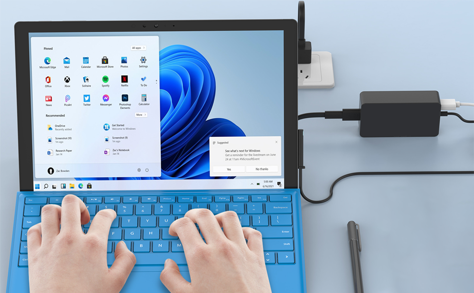 compatible with 65w microsoft surface charger