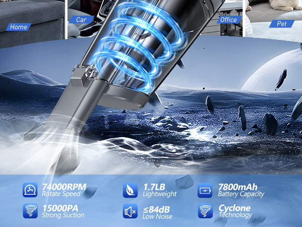 CORDLESS HANDHELD VACUUM CLEANER