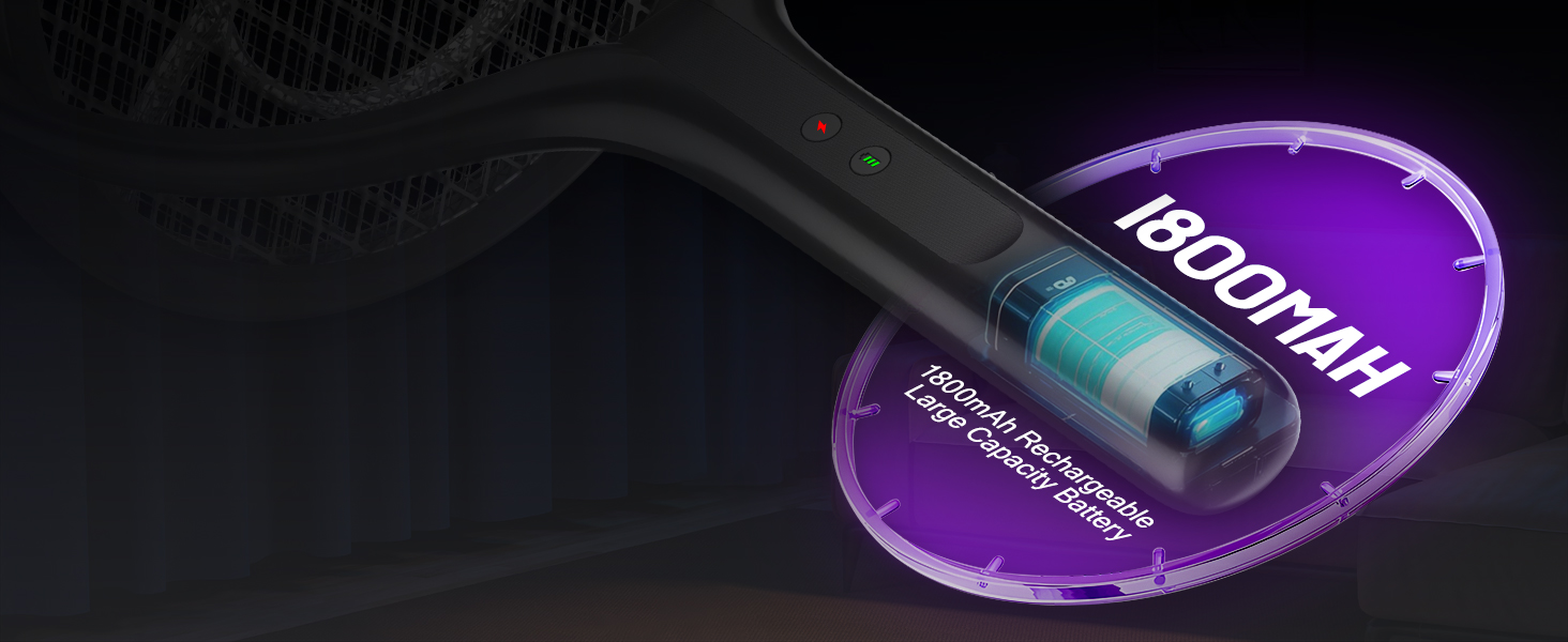 Electric Fly Swatter Racket &amp;amp;amp; Bug Zapper