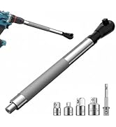 Offset Extension Wrench Impact 3/8",Right Angle Impact Wrench Extender for Drill,Electric Ratchet...