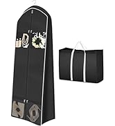 MISSLO 70" Wedding Dress Garment Bag with Bride Tote Bag 8'' Gusseted Wedding Dress Bags for Gown...