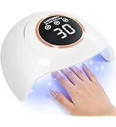 LadyMisty 72W UV LED Nail Lamp, 2026 New Upgrade UV Light for Gel Nails with 18 Beads, 3 Timer Na...
