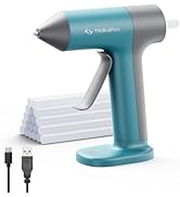 Tilswall 4V Cordless Hot Glue Gun with Rapid 30s Preheat, Auto Shut-Off, Anti-drip Nozzle, and 20...