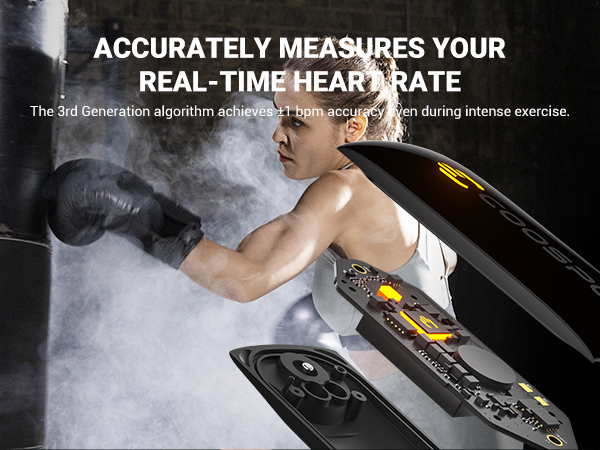 Bluetooth 5.0 ANT+ Heart Rate Monitor Chest Sensor with Rechargeable Battery