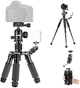 EMART Mini Tripod with Magic Arm, Aluminum Alloy 20"/52cm Portble Small Tripod Features 360° Ball...