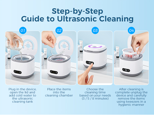 denture ultrasonic retainer cleaner machine - 45khz retainer retainer cleaner machine with