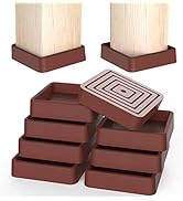 Furniture Coasters, Furniture Caster Cups - Non Slip Furniture Pads Hardwoods Floors - Non Skid F...