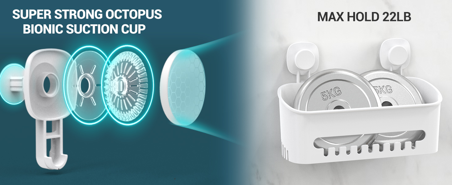 suction cup shower caddy