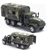 OTONOPI Military Truck Metal Diecast Army Armored for Boys Girls Pull Back Toy Model Car Treatmen...
