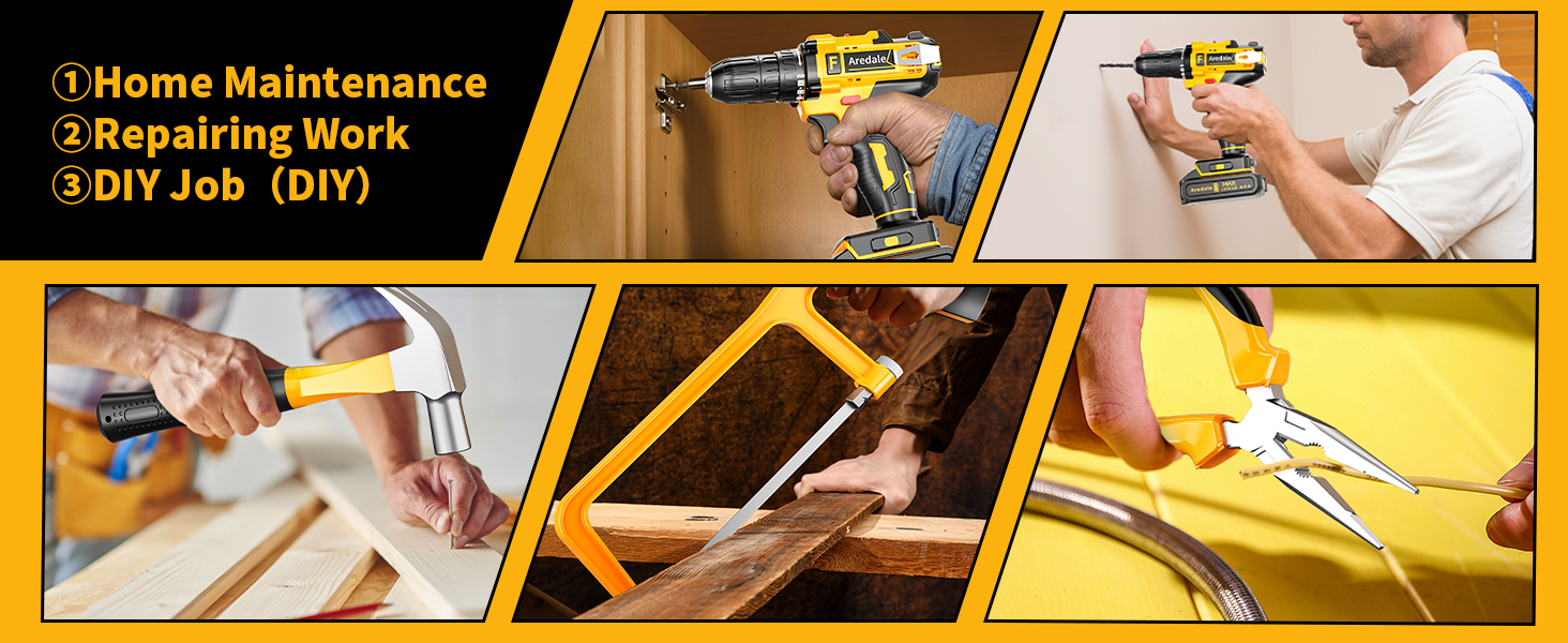 Power Drill Tool Kit Set