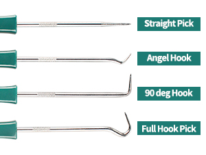 Precision Pick Hook Set Car Auto Oil Seal O-Ring Seal Gasket Pick Mini Precision Hooks 