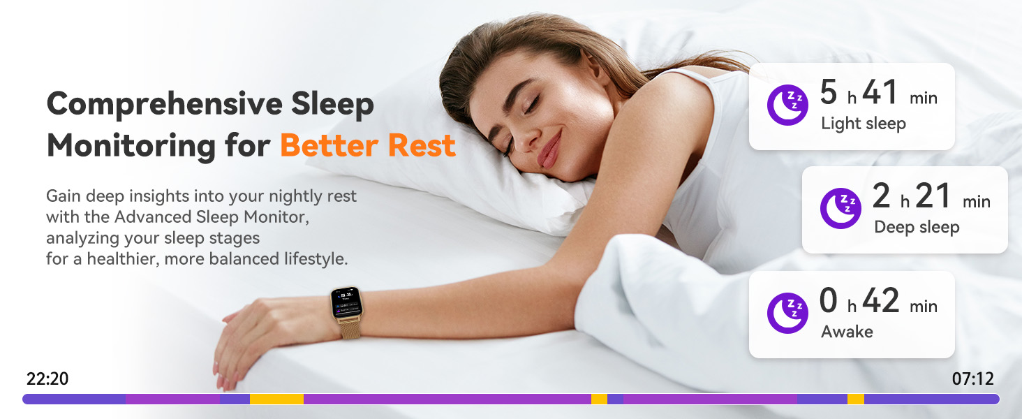 Sleep Tracker; smart watch for android phones