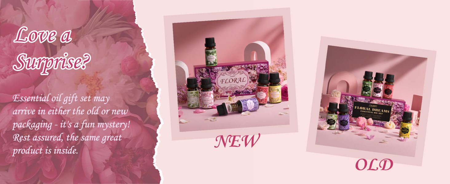Jasmine, Lavender, Rose, Gardenia, Cherry Blossom and Honeysuckle fragrance oil