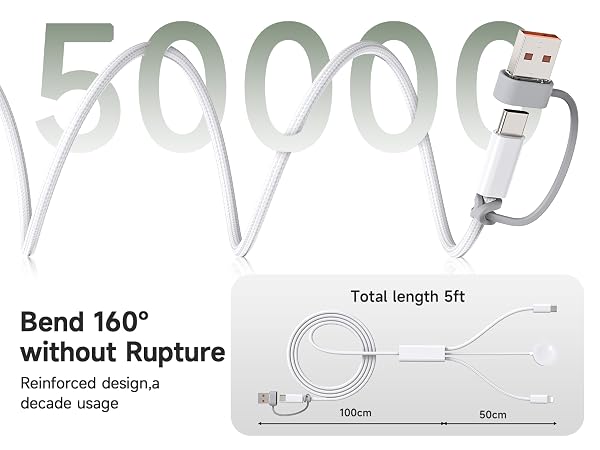 all in one charger for apple devices iphone and apple watch charger 3 in 1 charging cable