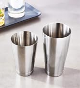 Barfly Shaker Cocktail Tin, Set (18 oz and 28 oz), Stainless Steel,M37009