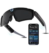 AI Smart Glasses with Camera 8MP,1200P HD Video Recording Camera Glasses for Men,Women, Polarized...