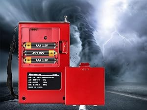 Powered by AAA batteries, it can cope with power outages.