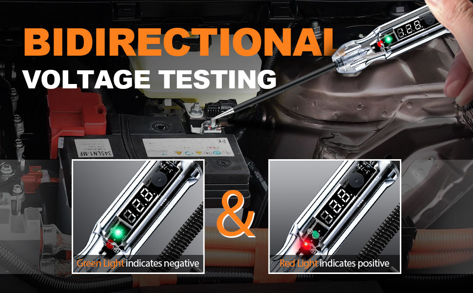 digital test light with voltmeter