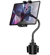 YOOZ Gooseneck Car Cup Holder Tablet Mount, Truck Tablet Holder Cupholder Mount [Flexible Stable ...