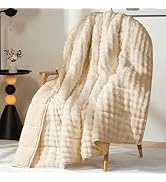 Cottonblue Weighted Blanket 15lbs Bubble Fleece Plush Sherpa Heavy Weighted Blankets for Adults, ...