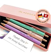 MESMOS 3pc Fancy Pen Set for Women, Thank You Gifts for Women, Stocking Stuffers, Teacher Christm...