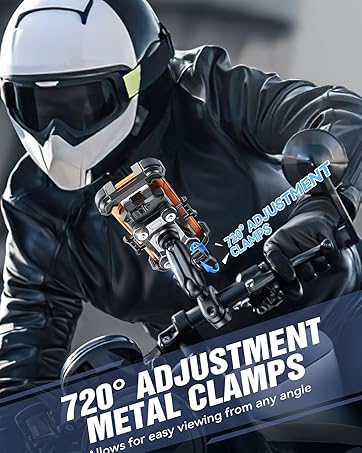 [Metal Adjustment Arm] Motorcycle Cell Phone Holder