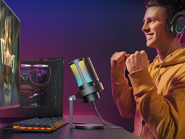 pc microphone with boom arm