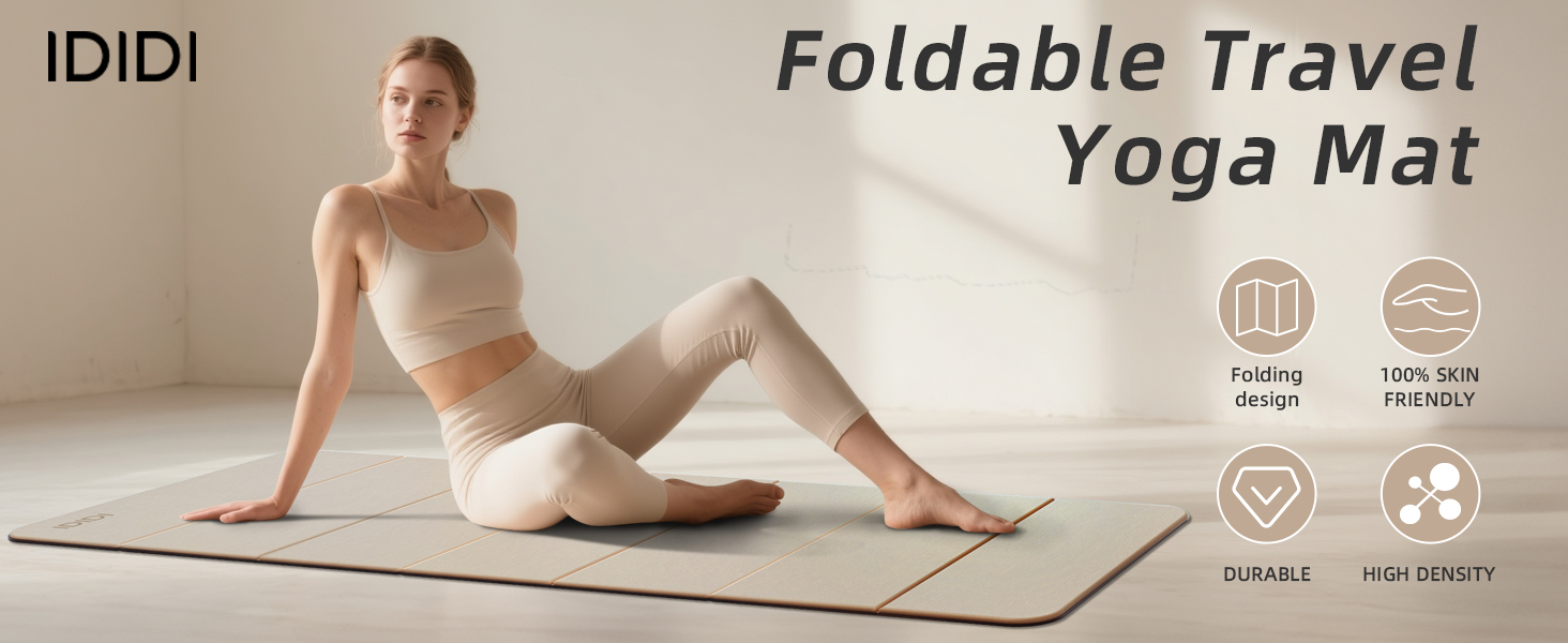 Foldable Travel Yoga Mat