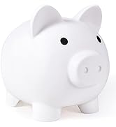 Large Piggy Bank, Unbreakable Plastic Money Bank, Coin Bank for Girls and Boys, Large Size Piggy ...