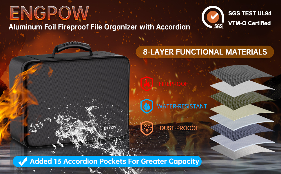 fireproof file bag