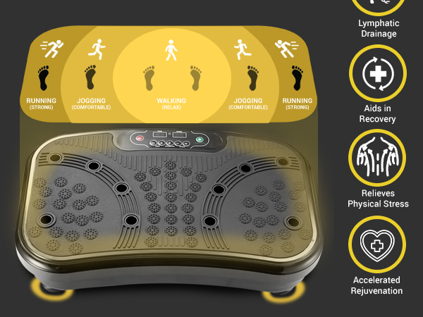 Vibration Plate Exercise Machine for Home Gym